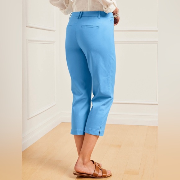 NWOT TALBOTS RED CHINO SKIMMER PANT - Picture 3 of 11